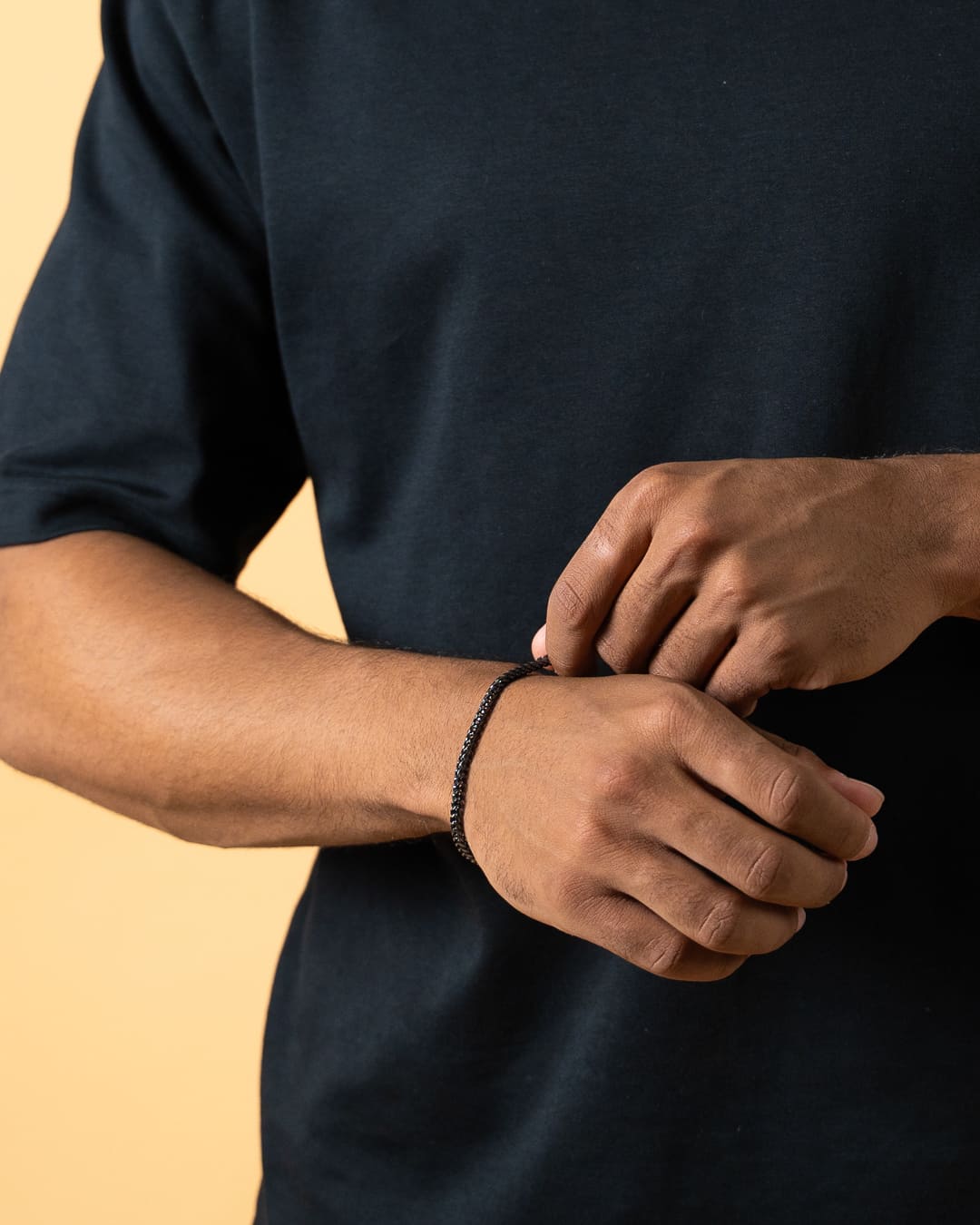 Brățară bărbătească Cito Neagră, GEMENI