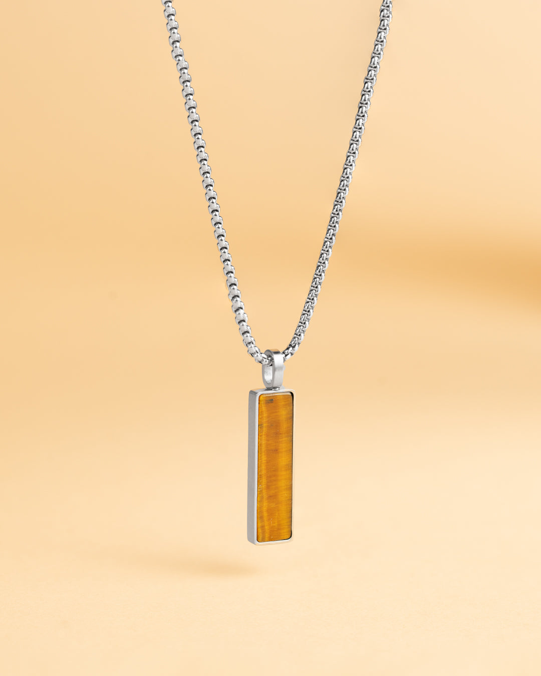 Colier bărbătesc Galli Silver Tiger, GEMENI