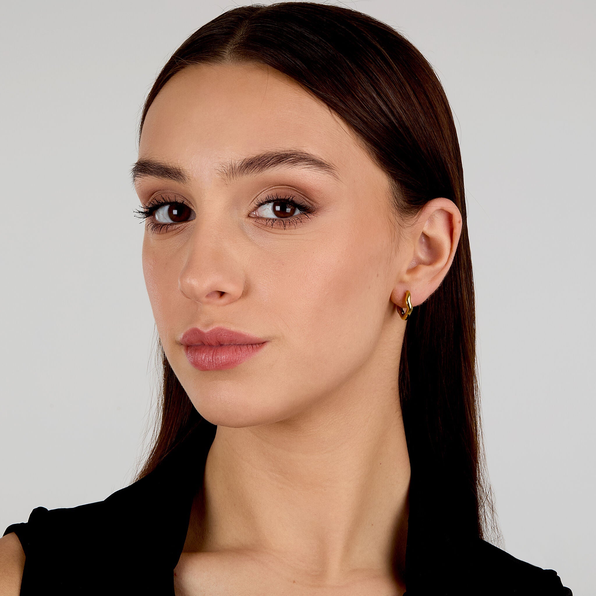 Cercei rotunzi pentru femei, nuanță aurie galbenă, colecția Design, Morellato