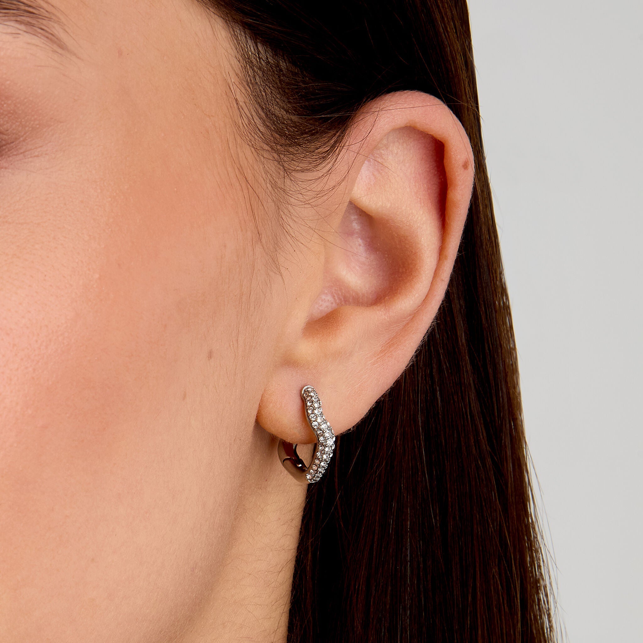 Cercei rotunzi cu cristale pentru femei, colecția Design, Morellato