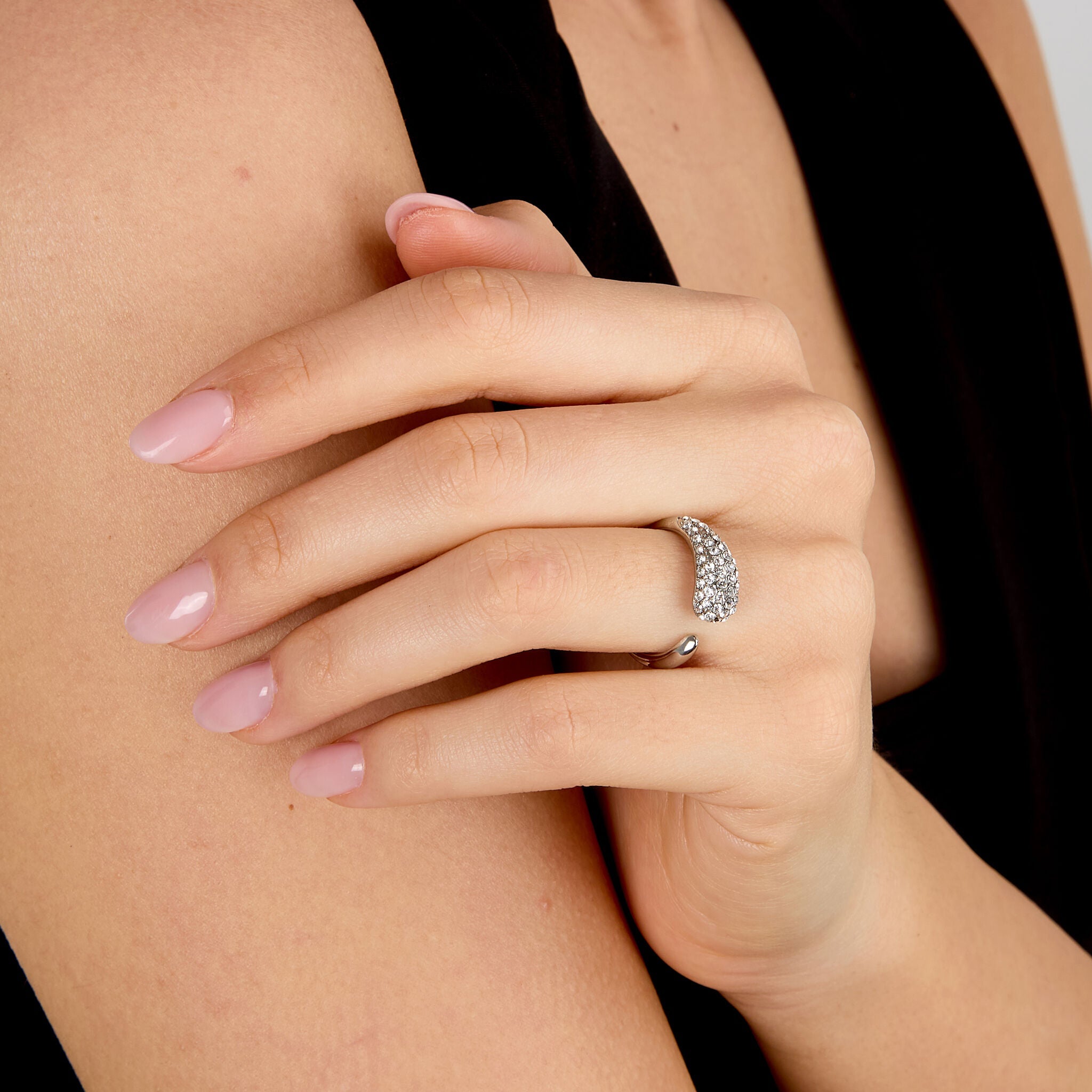 Inel deschis cu cristale pentru femei, colecția Design, Morellato