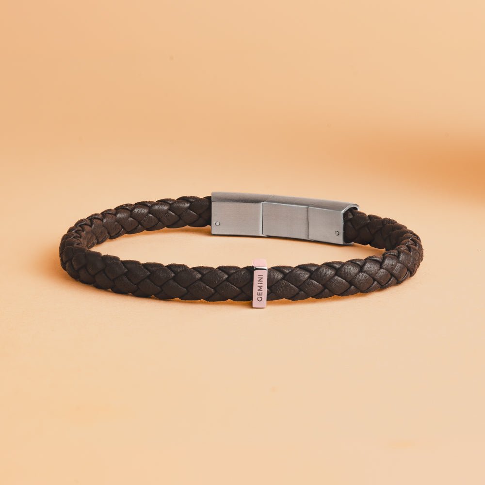 Bratara pentru barbati Una Brown - Bratari pentru barbati - O42XSS - GEMINI - Tessora