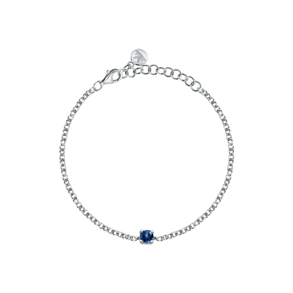 Bratara Tesori din argint cu piatra albastra, ajustabila de 16+3 cm - Bratari ajustabile - SAIW238 - MORELLATO - Tessora