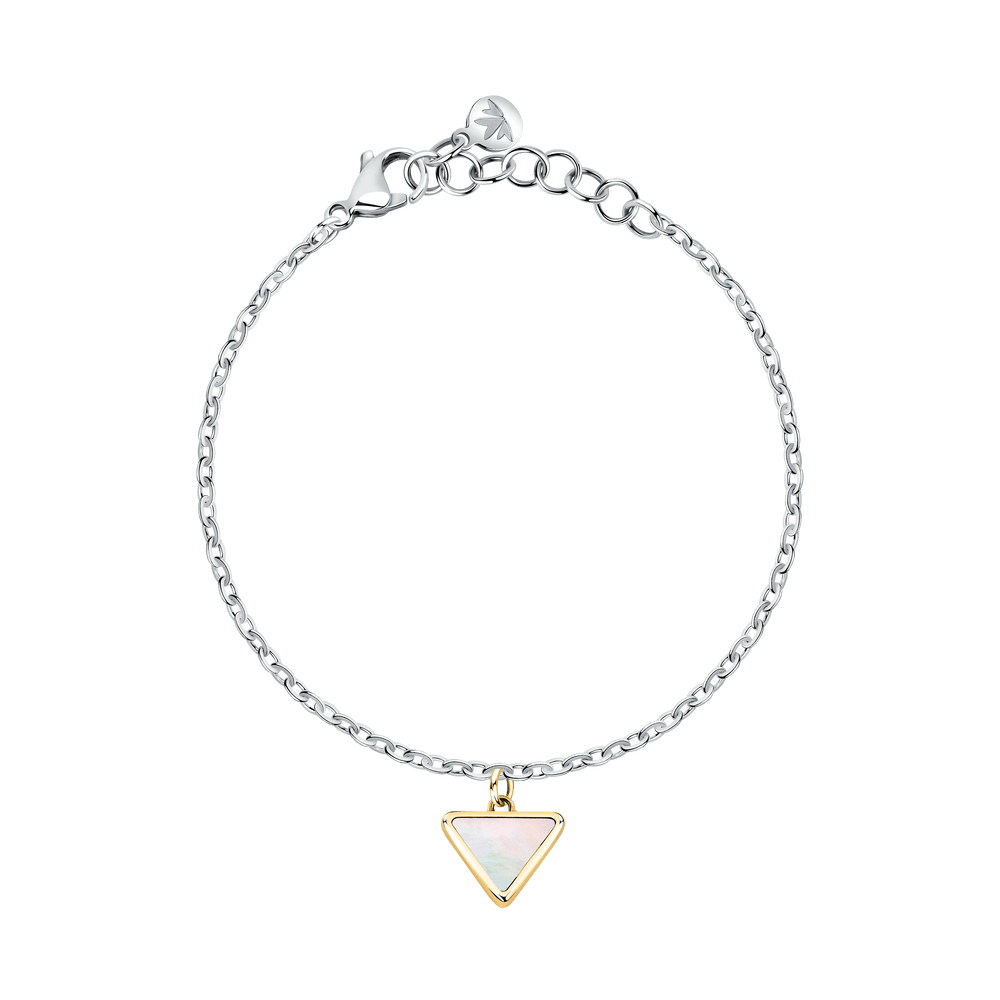 Bratara Trilliant ajustabila de 16 cm + extensie 3 cm cu pandantiv cu sidef - Bratari ajustabile - sawy12 - MORELLATO - Tessora