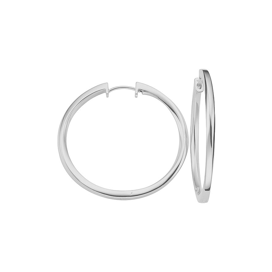 Cercei rotunzi TWISTED din Argint 925 - Cercei rotunzi - S.85713477NL - JETTE - Tessora