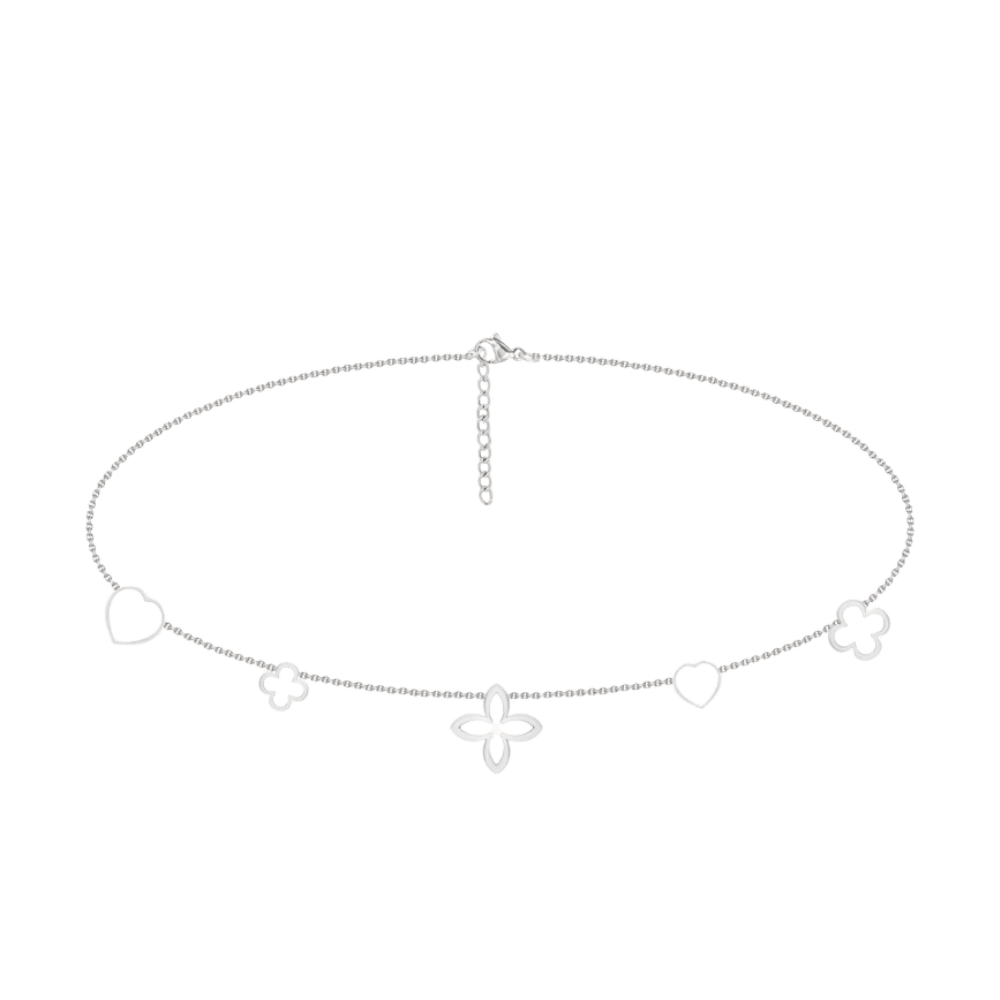 Colier ajustabil Icons placat cu argint - Coliere - 231/380/LAN/SR - Lilou - Tessora