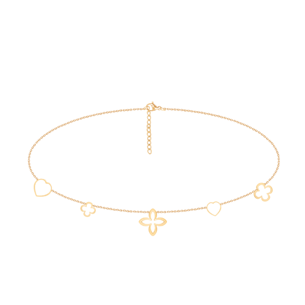 Colier ajustabil Icons placat cu aur - Coliere - 231/380/LAN/PO - Lilou - Tessora