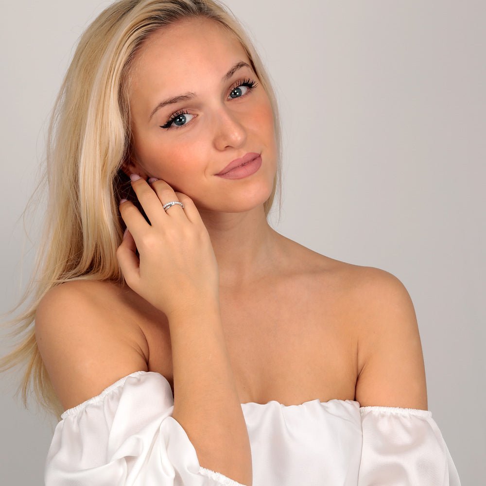 Inel din argint Tesori cu benzi Incrucisate - Inele din argint - saqf15012 - MORELLATO - Tessora