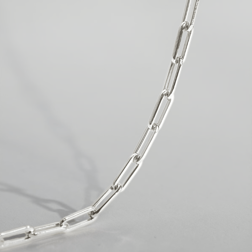 Lant colier No.7 placat cu argint de 40 cm - Coliere - A03/MARKET/ANS/96 - Lilou - Tessora