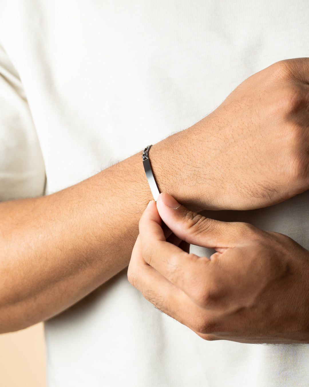 Brățară bărbătească reglabilă Verto Neagră, GEMENI