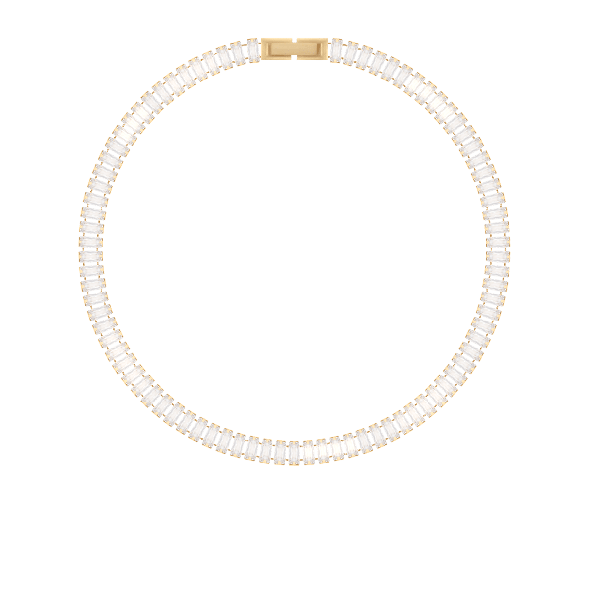 Women's necklace elegant gold - plated 18k, Lilou - Necklaces - 218/360/LAN/BIC/PO - Lilou - Tessora